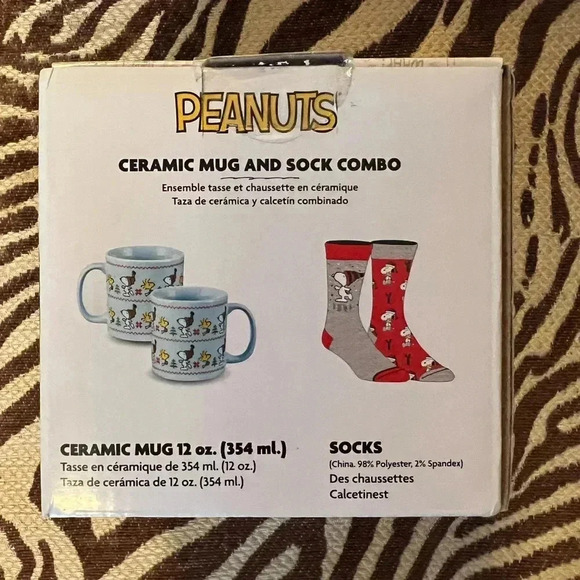 Peanuts Snoopy & Woodstock Mug & Sock Set - Picture 2 of 3